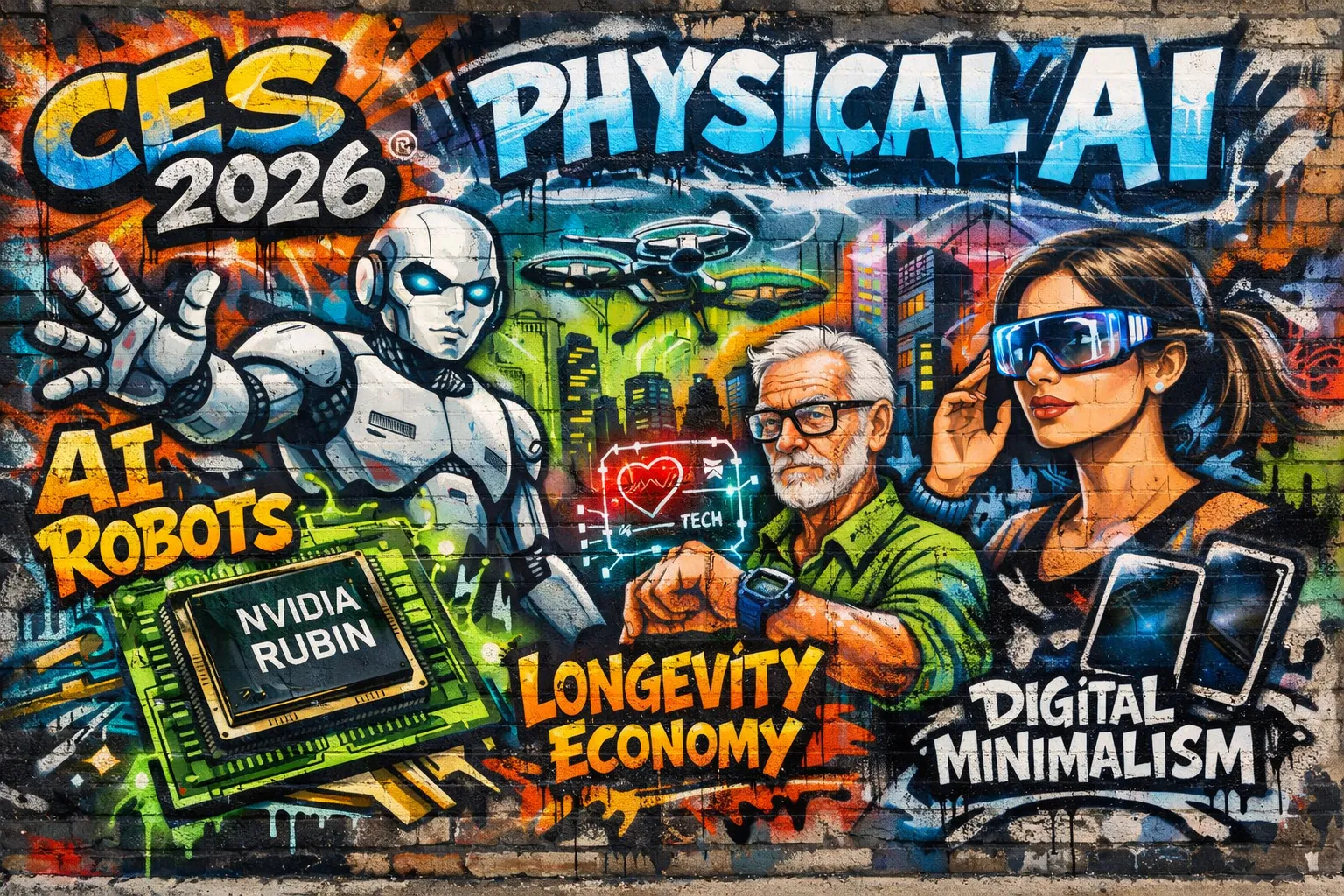 Immagine di copertina sul CES 2026, la Physical AI e l'Edge AI
